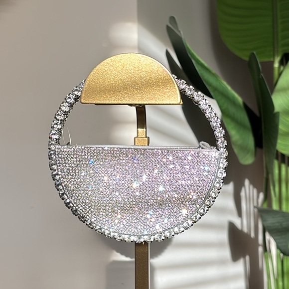 💎💎💎NWT Mini Diamond Circle Clutch 💎💎💎 - Picture 7 of 15